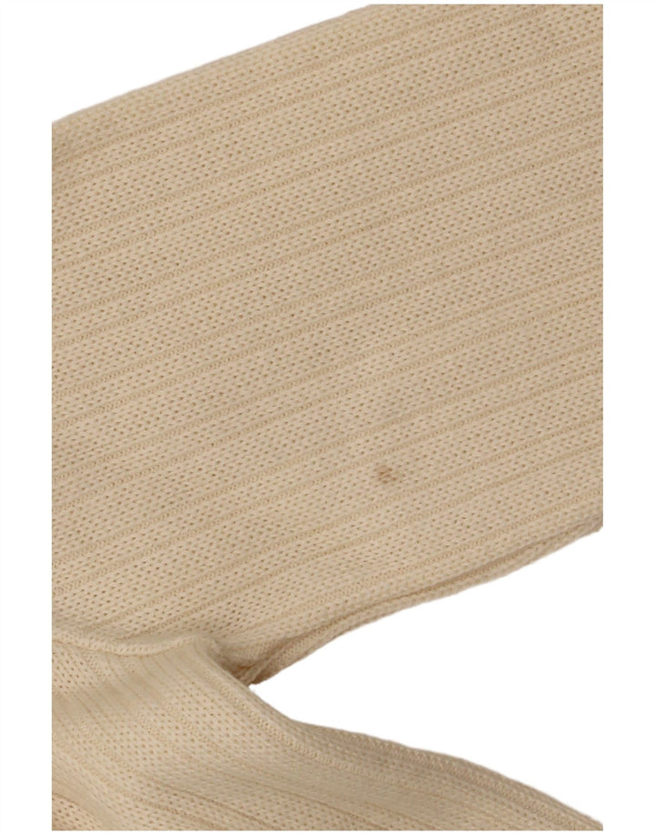 Maglione cardigan doppiopetto oversize da donna CAGI IT 34 2XS Bianco sporco