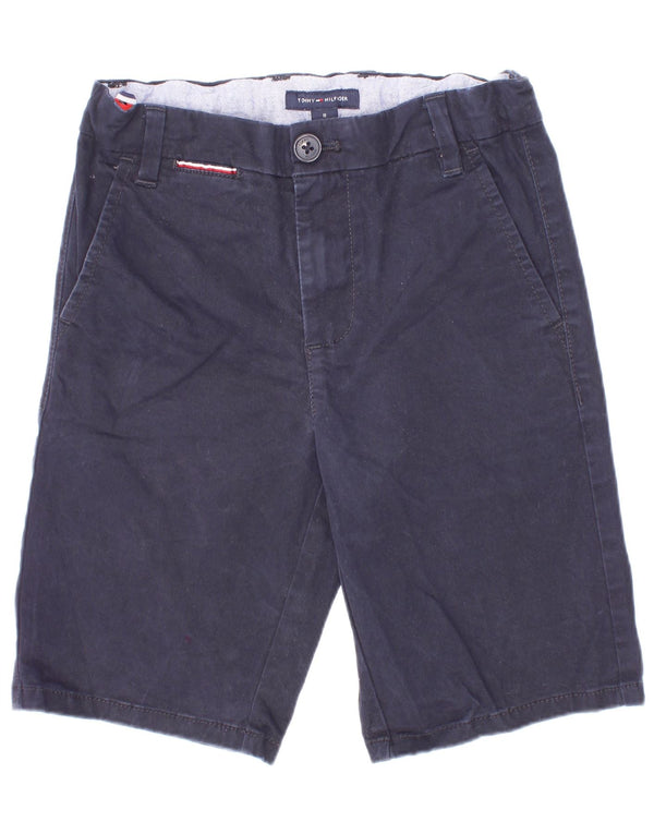 Pantaloncini chino per ragazzi Tommy Hilfiger 7-8 anni W24 cotone blu navy
