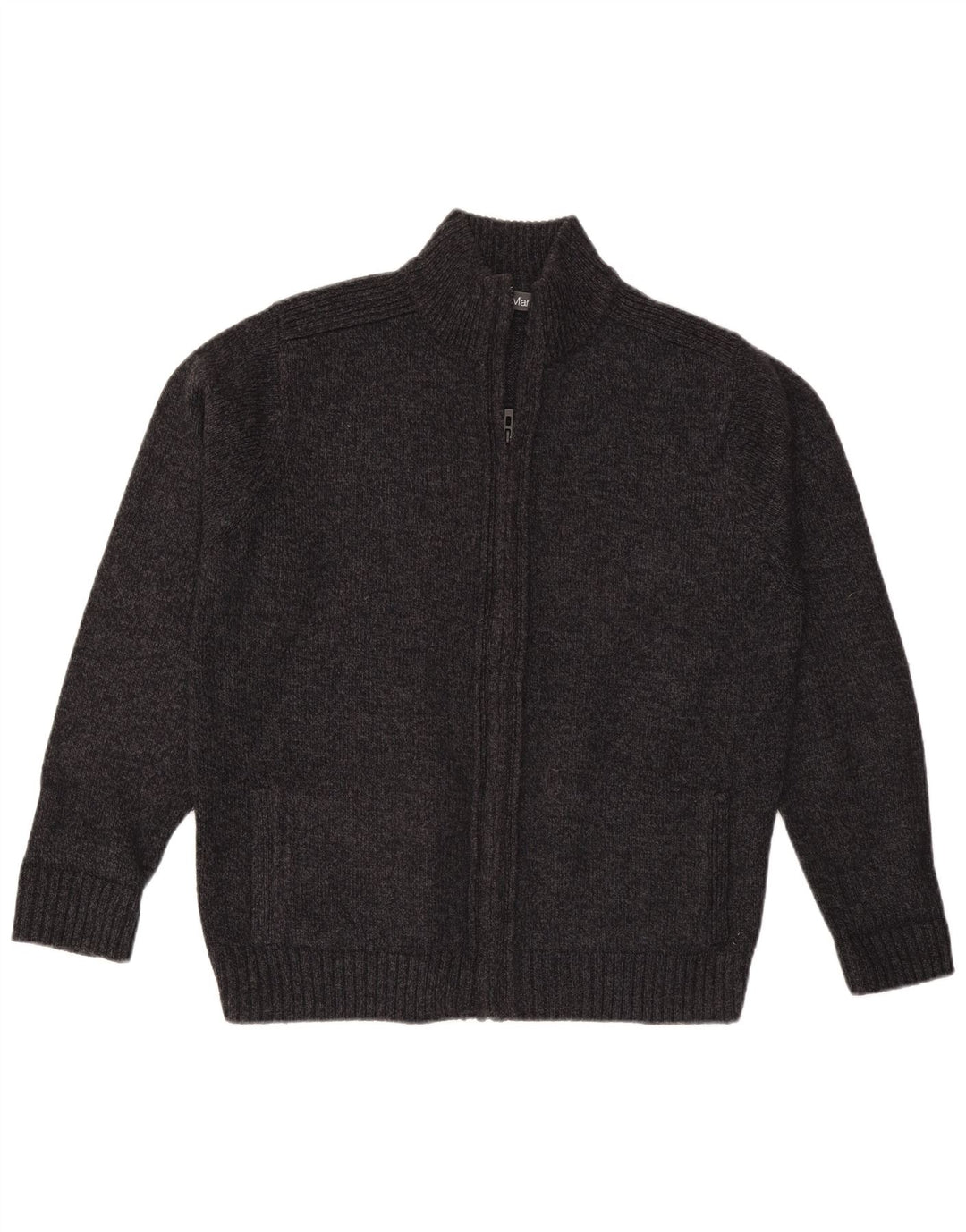 Maglione cardigan da uomo Marks & Spencer grande acrilico grigio