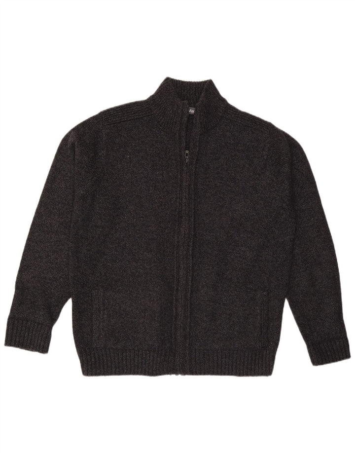 Maglione cardigan da uomo Marks & Spencer grande acrilico grigio