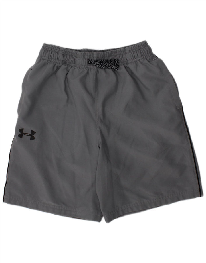 Pantaloncini sportivi con grafica da ragazzo Under Armour 10-11 anni Sport grigio medio
