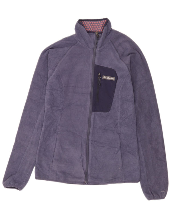 Giacca in pile Omni-Heat da donna Columbia UK 10 Small Poliestere blu navy