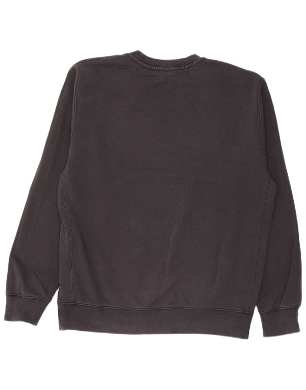 Felpa Nike Uomo Maglia Media Cotone Nero