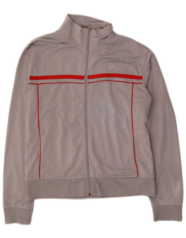 Giacca da tuta da donna Nike UK 16/18 XL Poliestere color block grigio