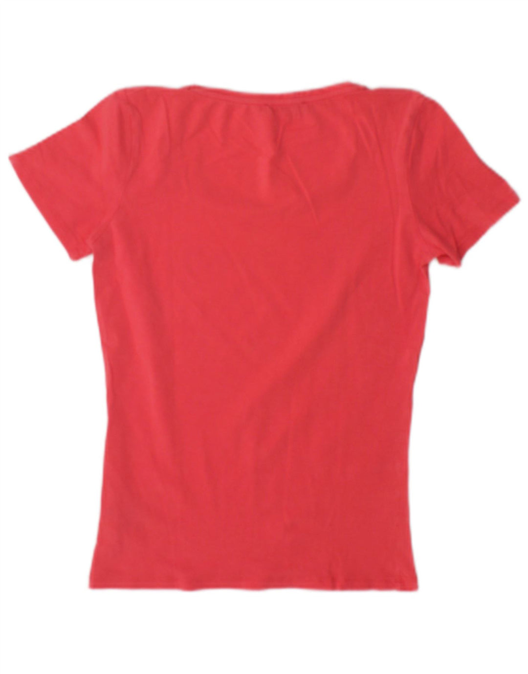 Maglietta grafica da donna Lee Top UK 12 cotone rosa medio