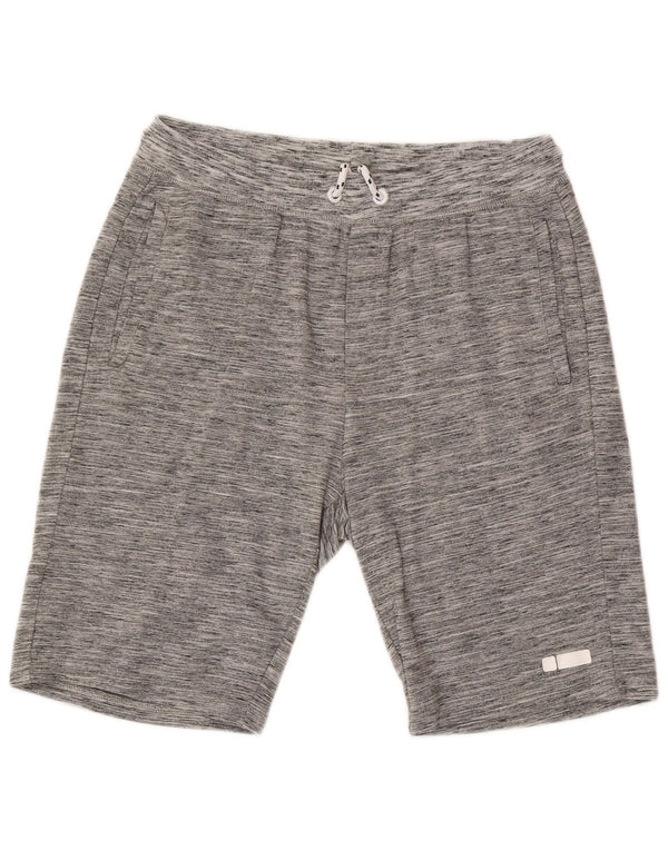 Pantaloncini sportivi da uomo Freddy grandi in cotone chiazzato grigio