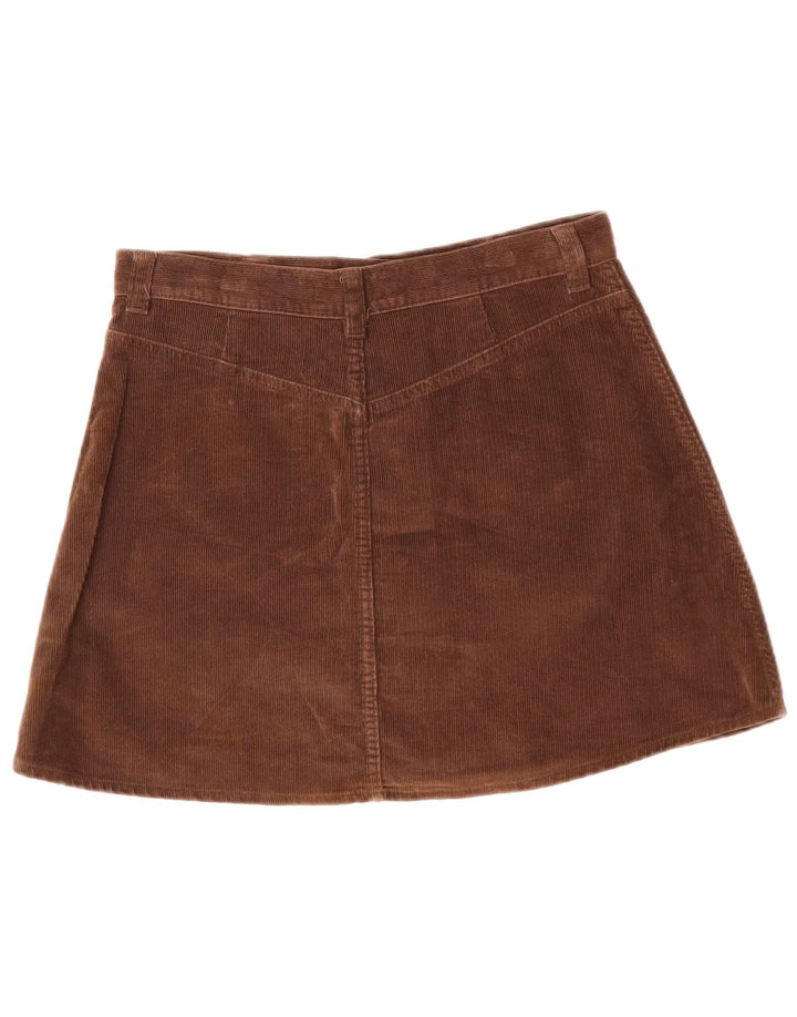 REPLAY Minigonna da donna in velluto a coste grande W32 in cotone marrone