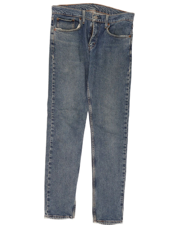 Jeans Levi's Uomo 512 Slim Tapered W31 L32 Cotone Blu