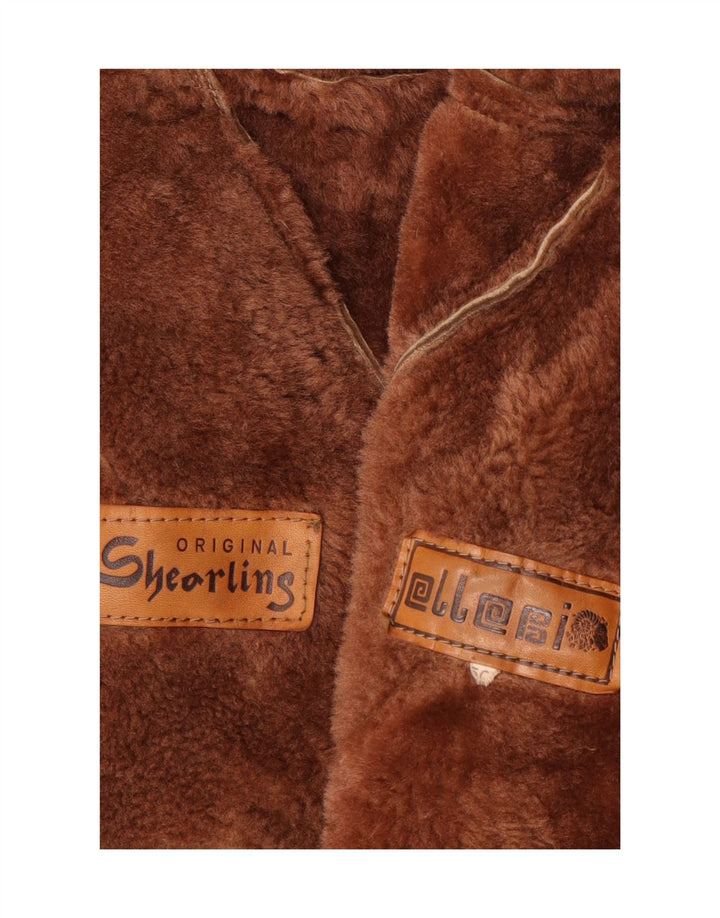 Cappotto in montone da donna Ellesi IT 50 XL Shearling marrone