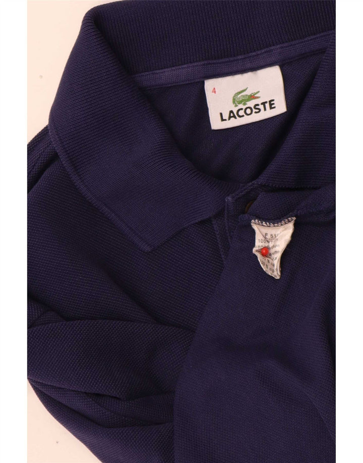 Polo da uomo Lacoste taglia 4 cotone viola medio