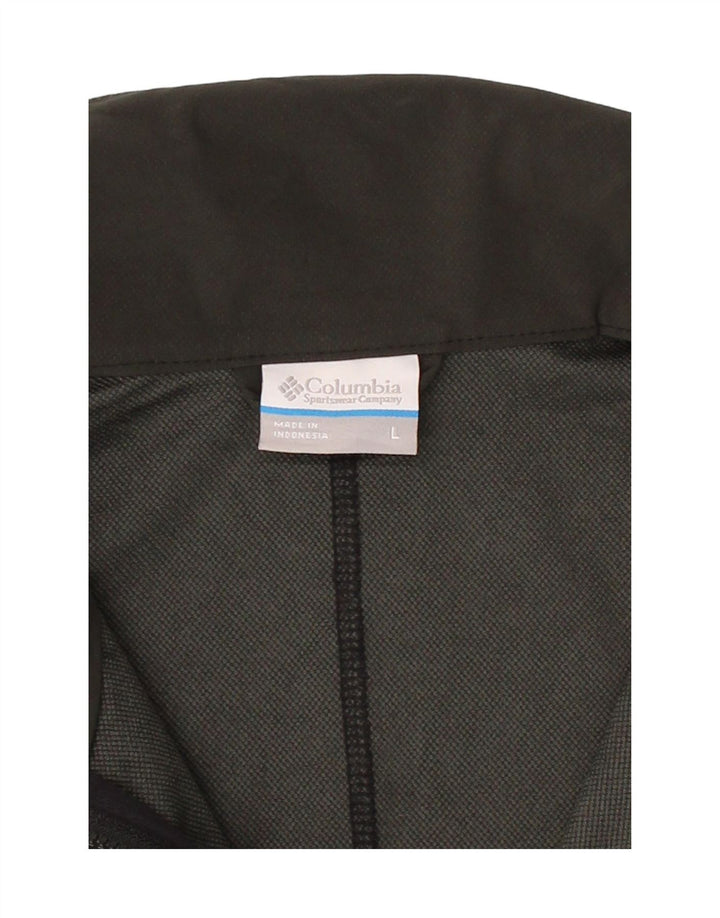 COLUMBIA Womens Tracksuit Top Jacket UK 16 Large Grey Polyester