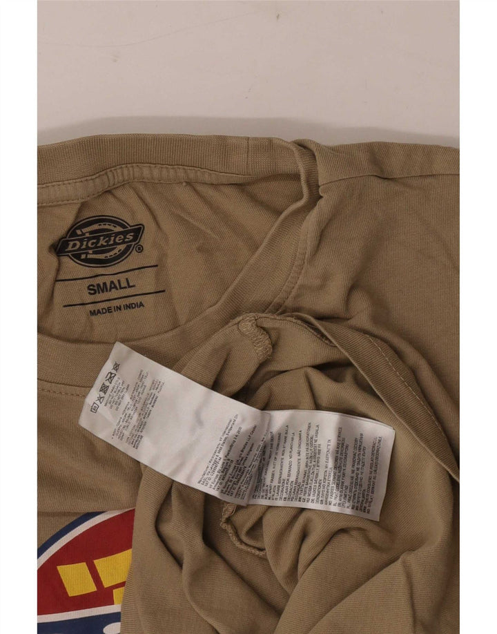 Dickies T-shirt grafica da uomo piccola in cotone beige
