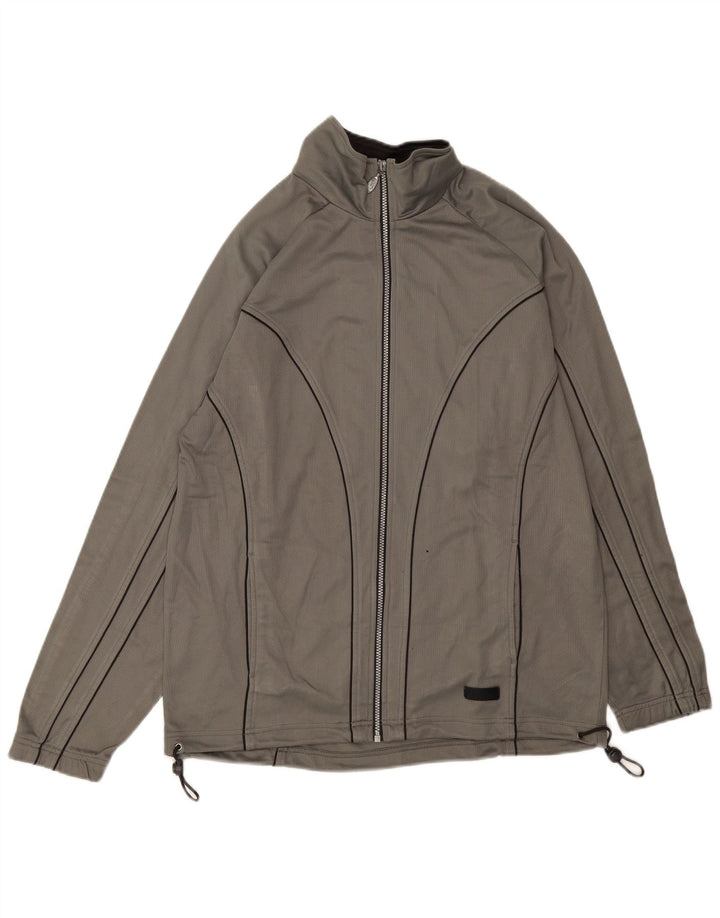 Giacca sportiva da uomo Asics di colore grigio medio
