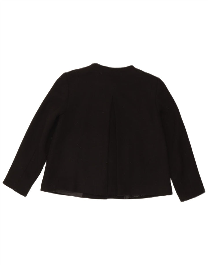 Giacca blazer corta a 1 bottone da donna Zara UK 6 XS acetato nero