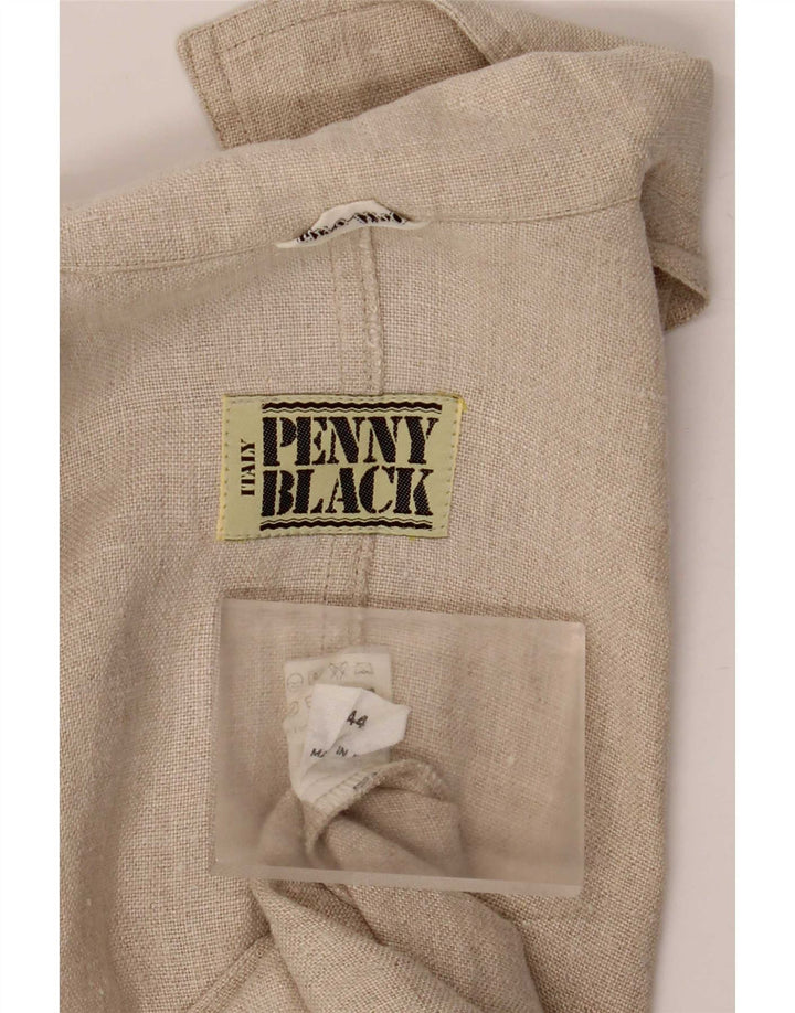 Giacca utility oversize da donna Penny Black IT 44 Lino beige medio