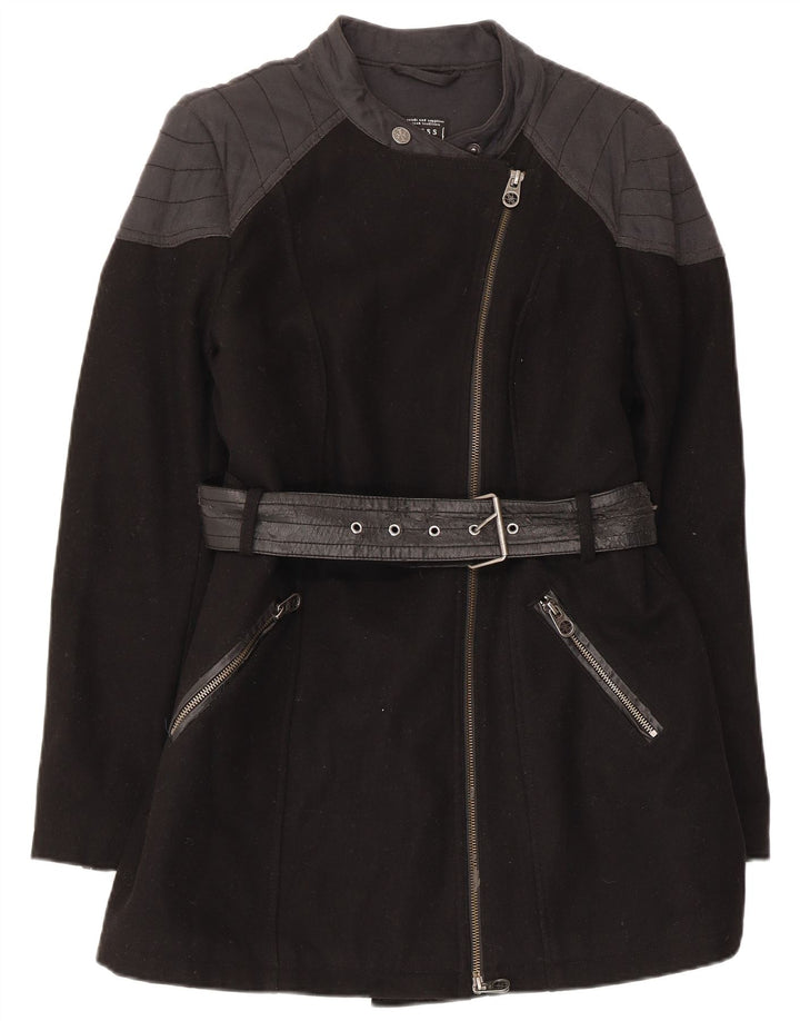 Cappotto da donna Guess UK 8 Small in lana nera