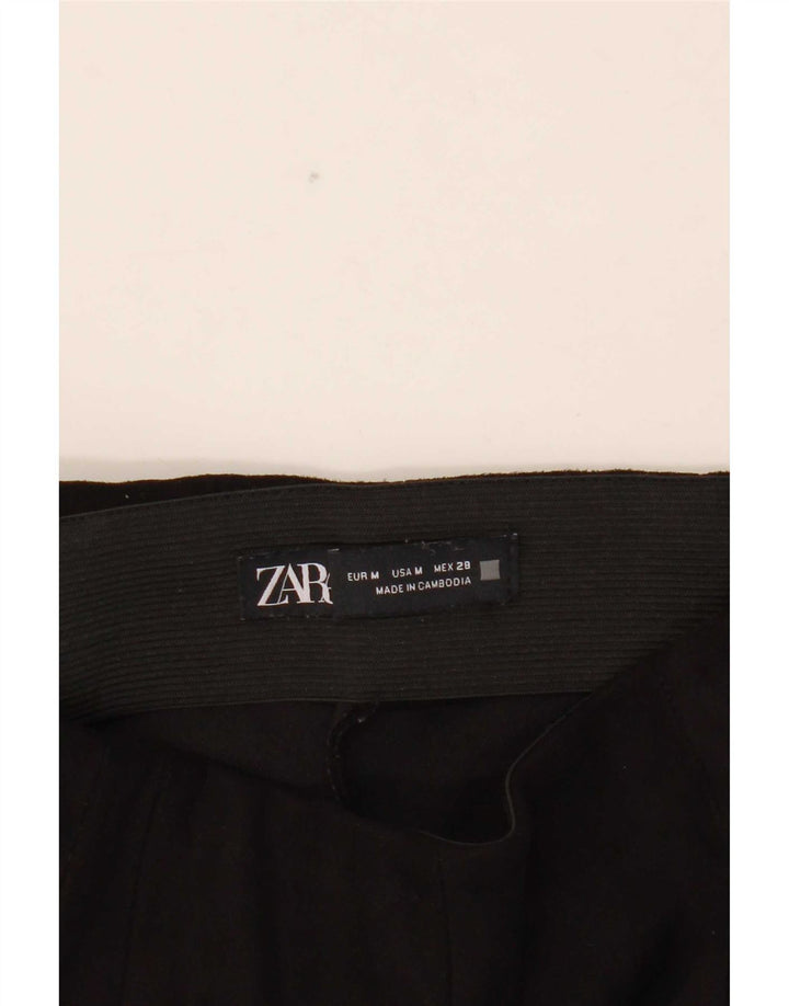 Pantaloni corti slim da donna Zara medi W28 L26 neri