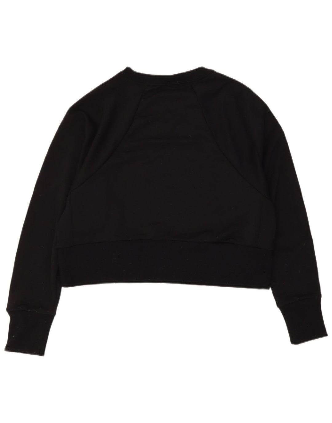 Felpa oversize con grafica corta Nike da donna UK 10 piccola nera