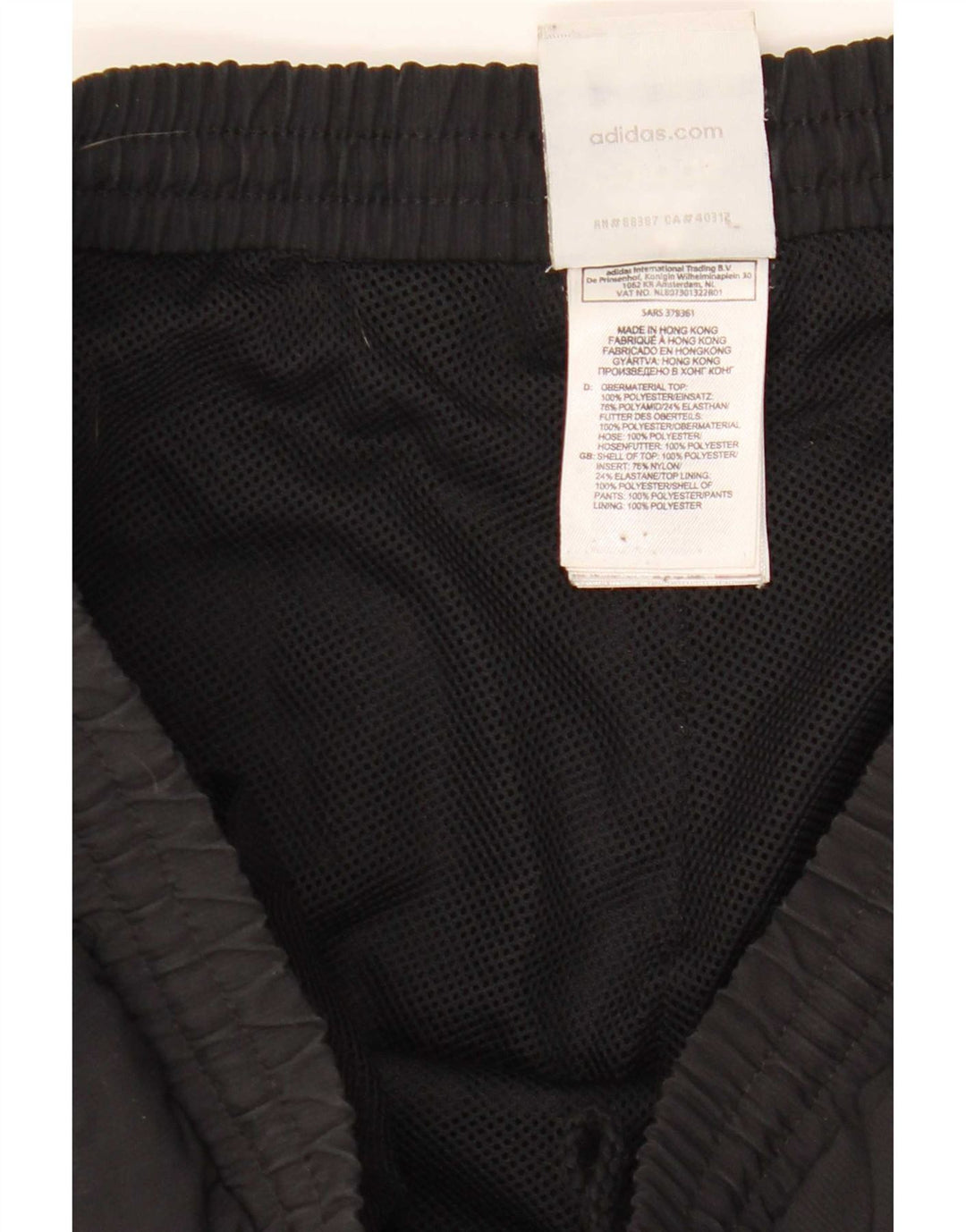 Pantaloni da tuta Adidas Climacool da uomo XS poliestere nero