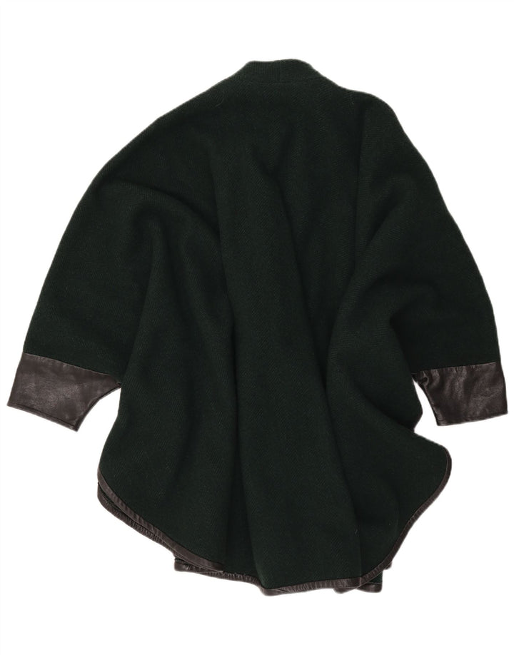 Cappotto poncho da donna VINTAGE taglia unica verde