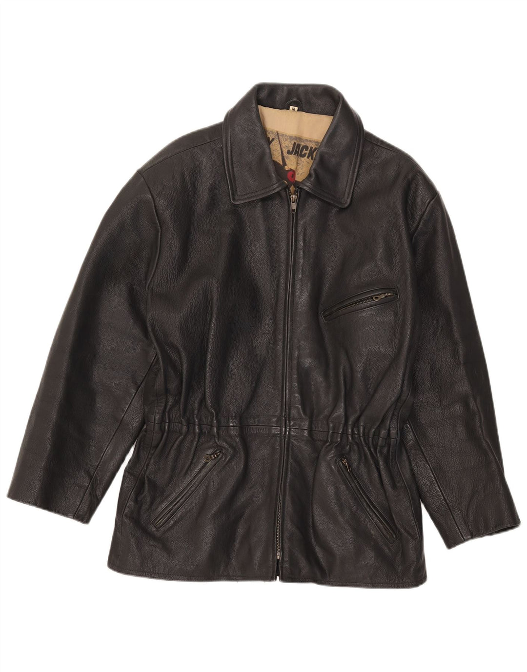 Giacca in pelle da donna Fly UK 14 pelle nera media