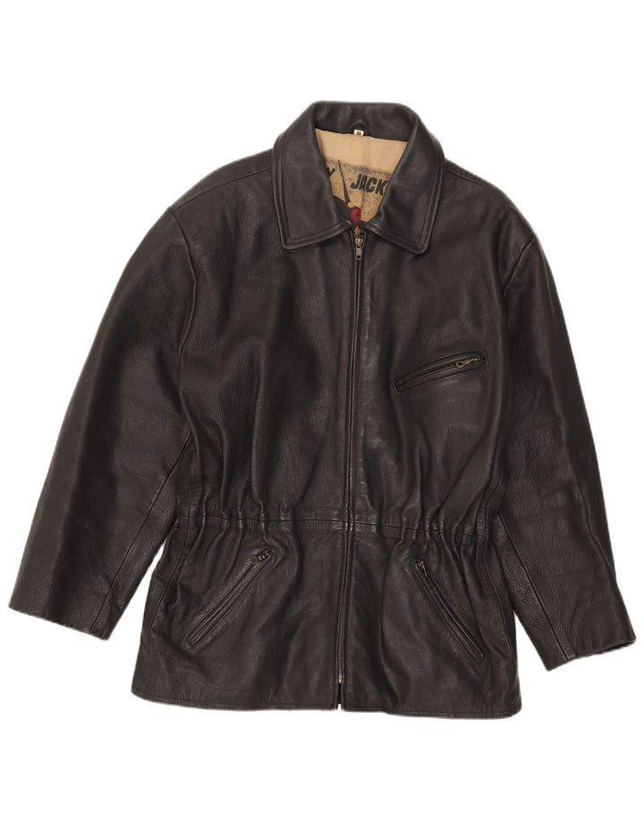 Giacca in pelle da donna Fly UK 14 pelle nera media