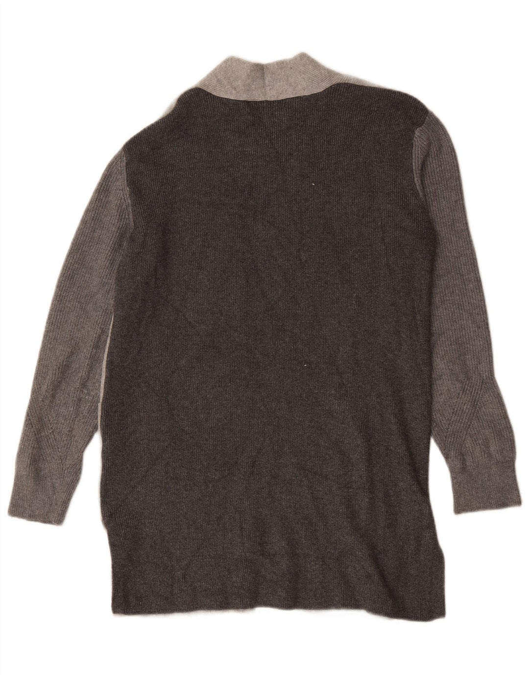 Maglione cardigan lungo da donna Marks & Spencer UK 12 Grigio medio