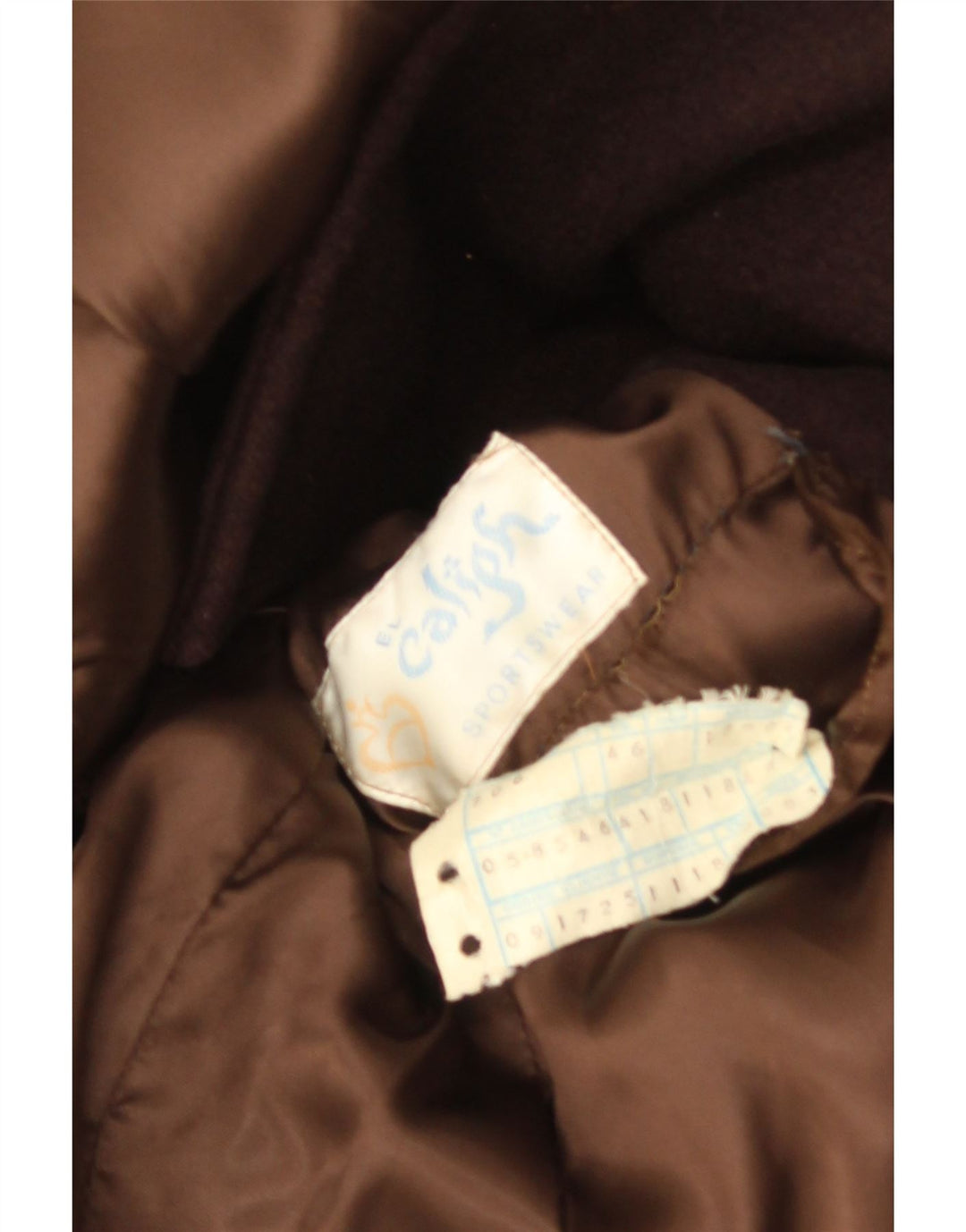 Cappotto doppiopetto vintage da uomo IT 46 piccolo marrone