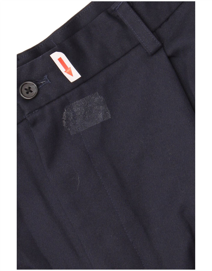Pantaloncini chino con pegging da uomo Izod W40 XL poliestere blu navy