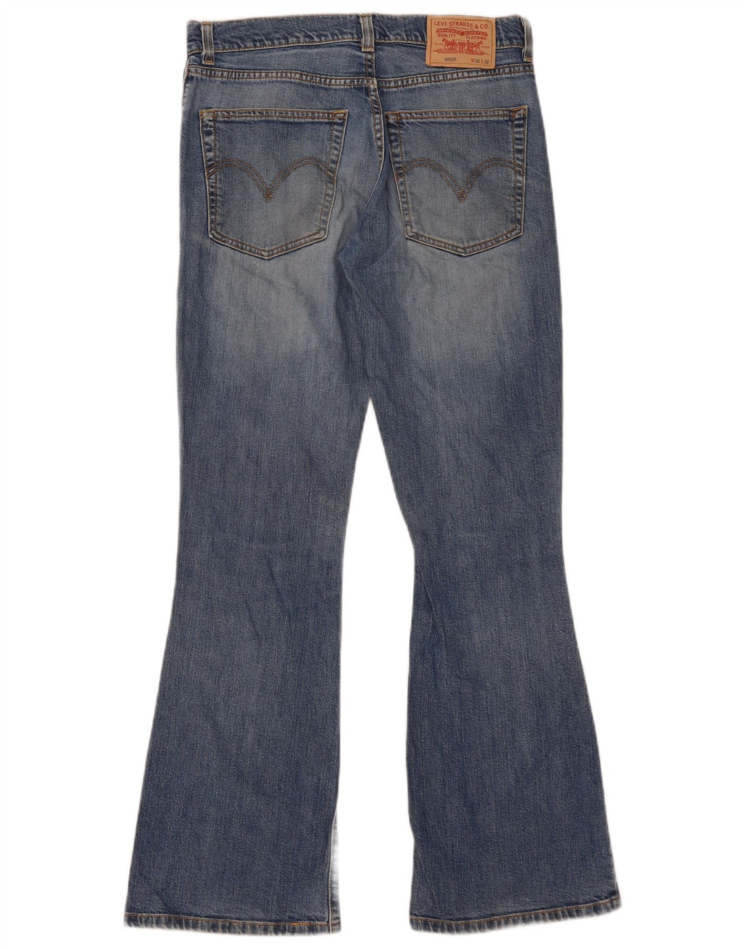 Jeans Levi's 525 Bootcut da donna W32 L32 in cotone blu