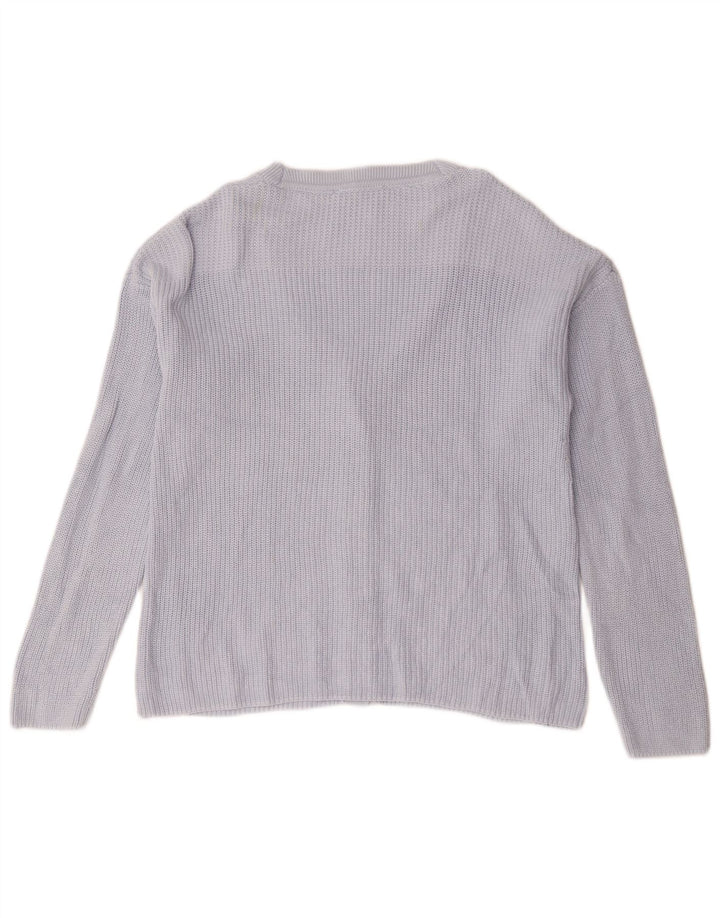 Maglione cardigan oversize da donna Tommy Hilfiger UK 10 piccolo blu