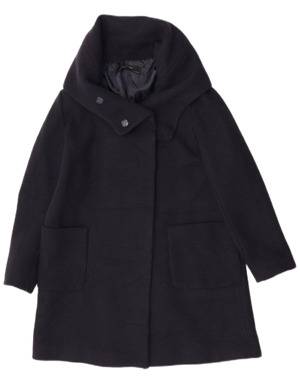 Soprabito da donna Zara UK 18 XL blu navy acrilico
