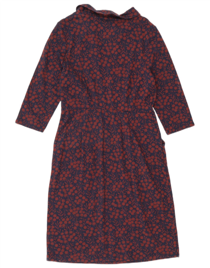 Abito tubino da donna Seasalt Cornwall UK 14 Medio blu navy floreale