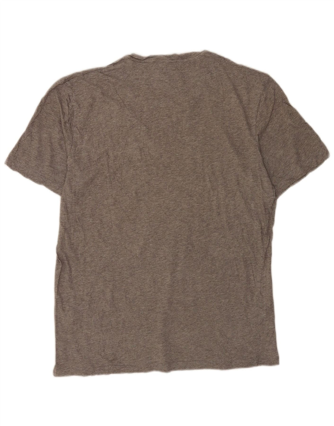 T-shirt da uomo Cos Top in cotone mélange grigio medio