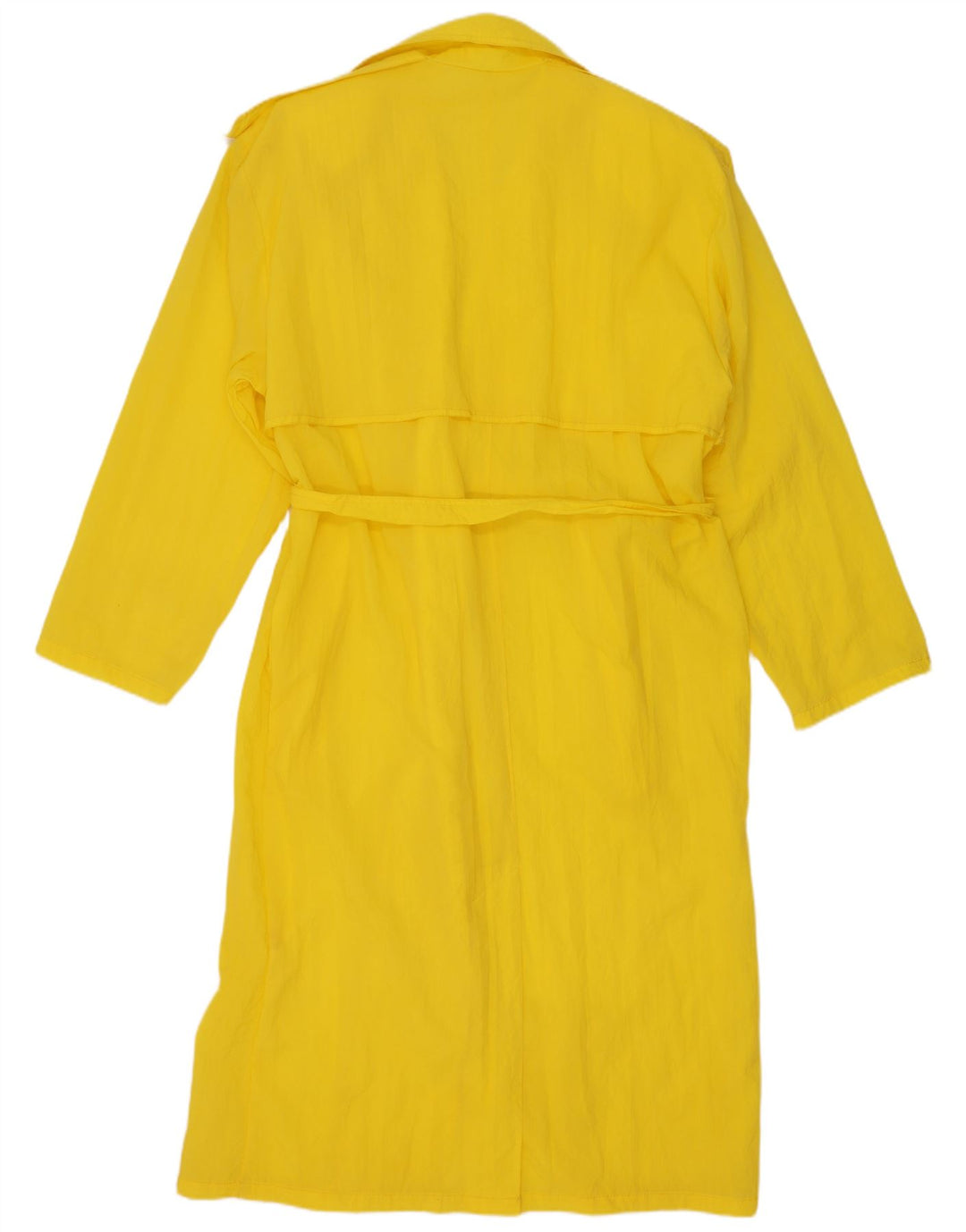Trench vintage da donna UK 14 giallo medio