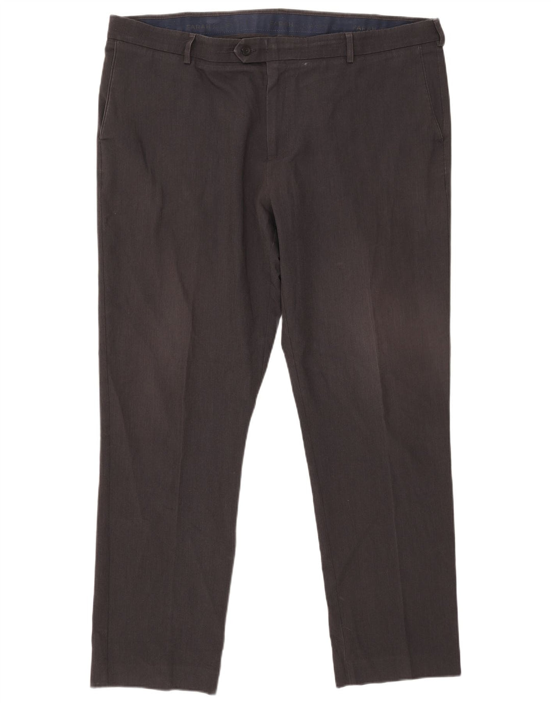 Pantaloni da abito classici slim da uomo Farah W44 L33 poliestere grigio