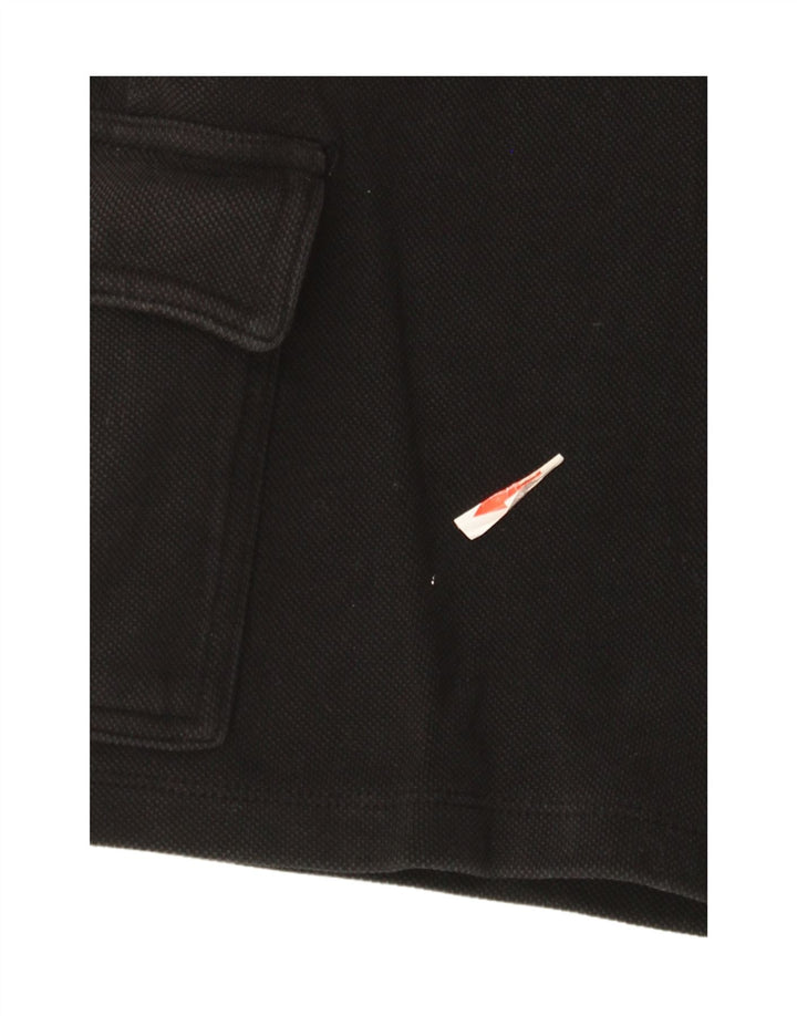 Pantaloncini cargo Zara da uomo piccoli W30 in cotone nero