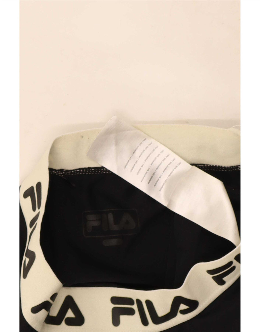 Leggings grafici da donna Fila UK 4 XS Poliestere color block nero