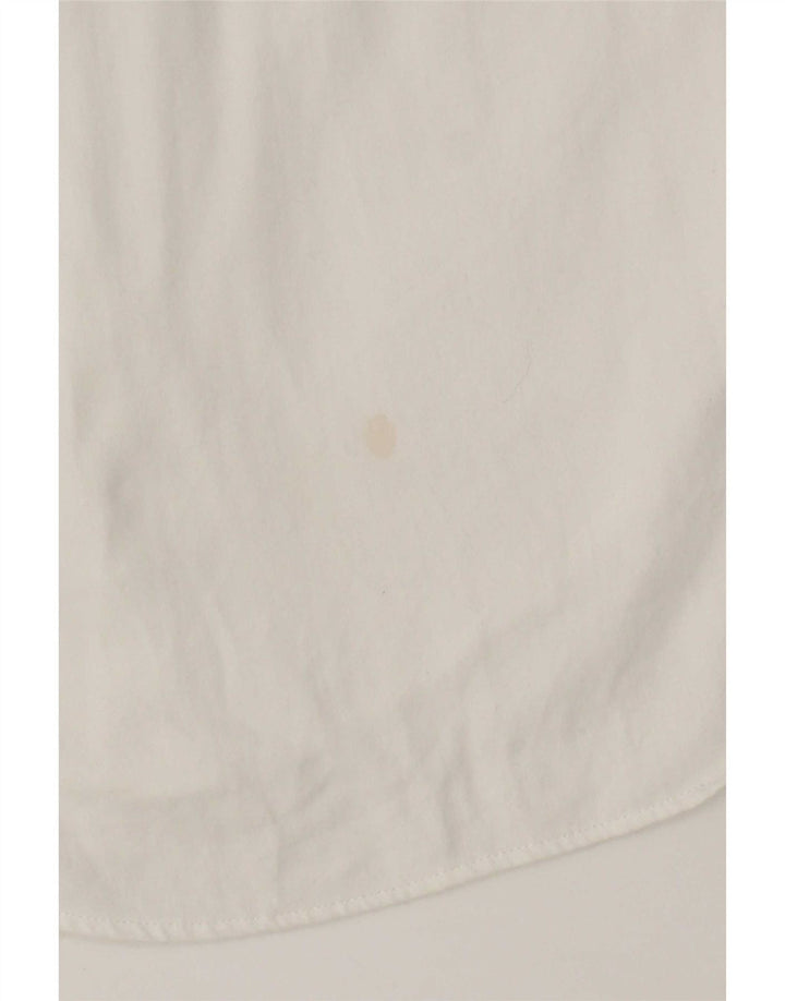 Camicia slim fit da uomo Calvin Klein taglia 15 cotone bianco medio