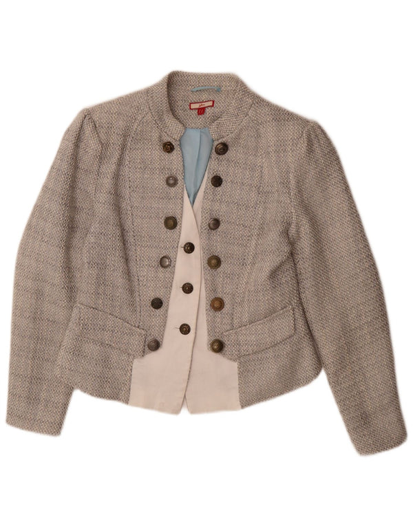 Giacca blazer a 3 bottoni da donna Joe Browns UK 14 Acrilico grigio medio