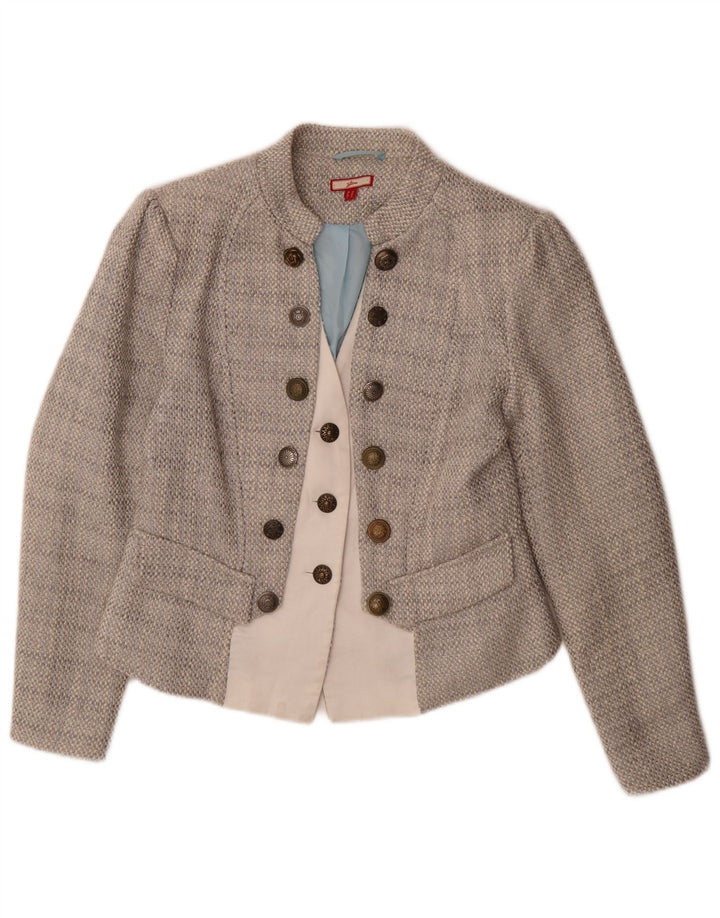 Giacca blazer a 3 bottoni da donna Joe Browns UK 14 Acrilico grigio medio