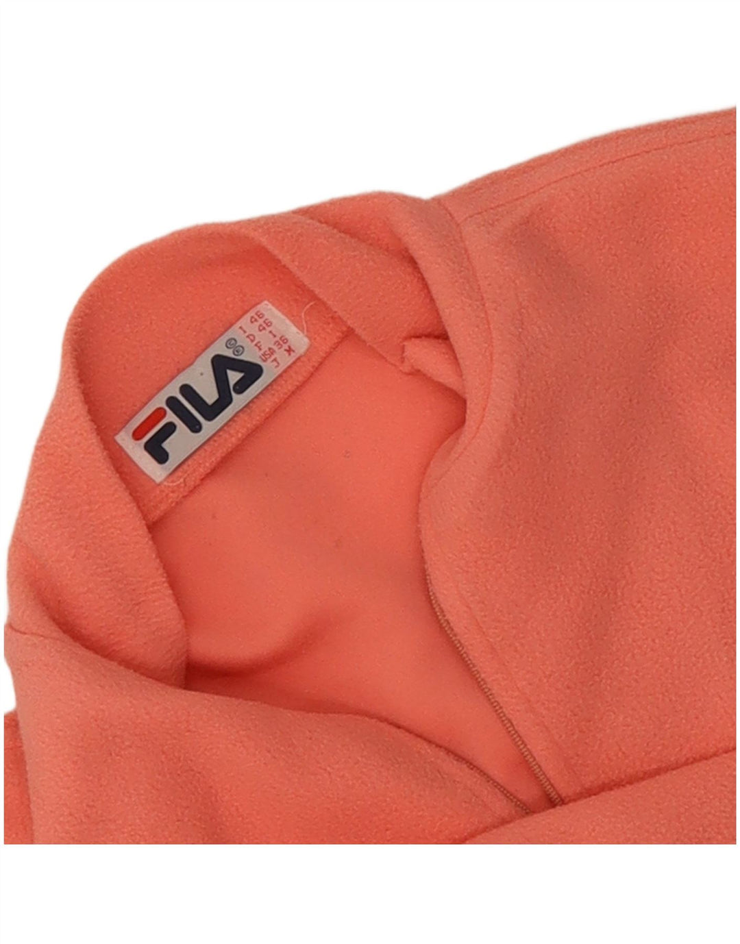 Maglione in pile da uomo Fila con zip e collo IT 46 piccolo rosa