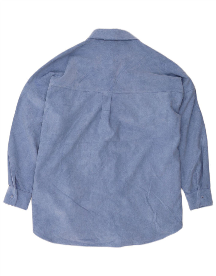 Camicia oversize da uomo Zara UK 6 XS Blu