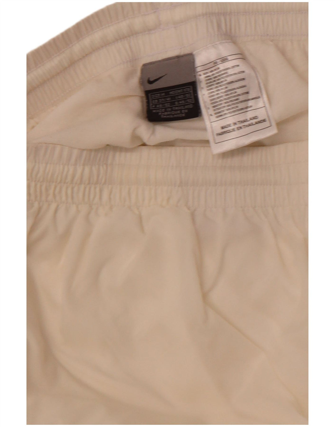 Pantaloni da tuta da uomo NIKE medio cotone bianco sporco