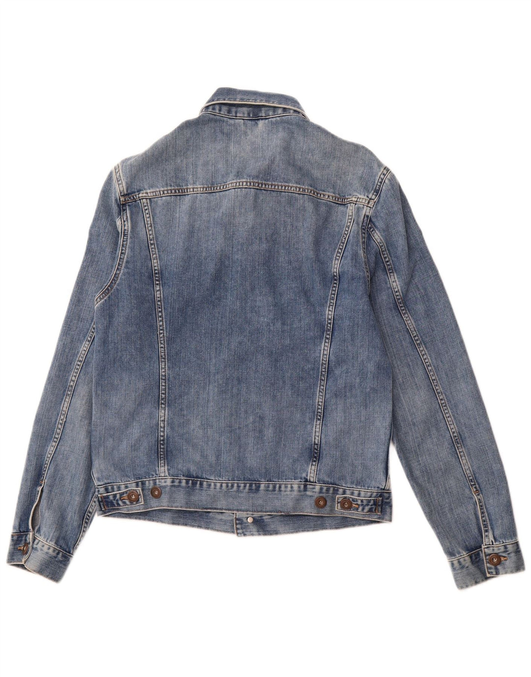 CROSS JEANS Giacca di jeans da uomo UK 38 Cotone blu medio