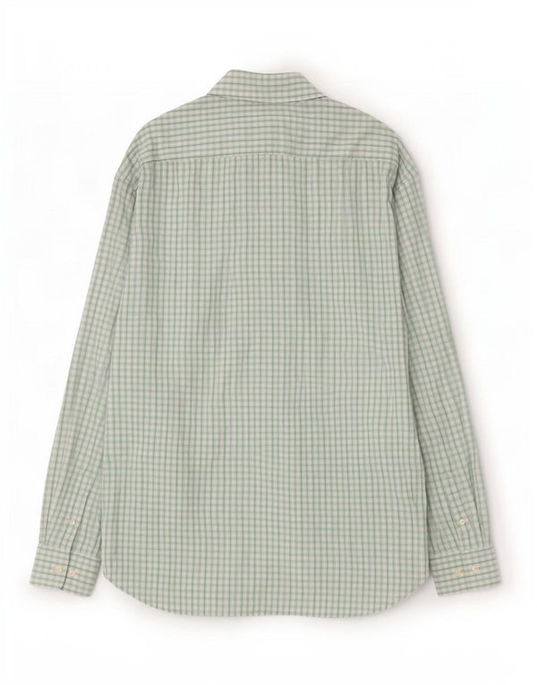 Gap Camicia da uomo vestibilità classica taglia 17 1/2 XL cotone a quadretti verde