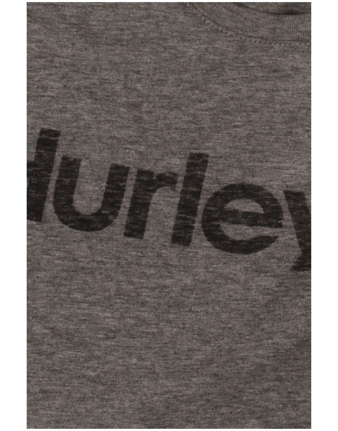 T-shirt grafica da uomo Hurley Top in cotone mélange grigio piccolo