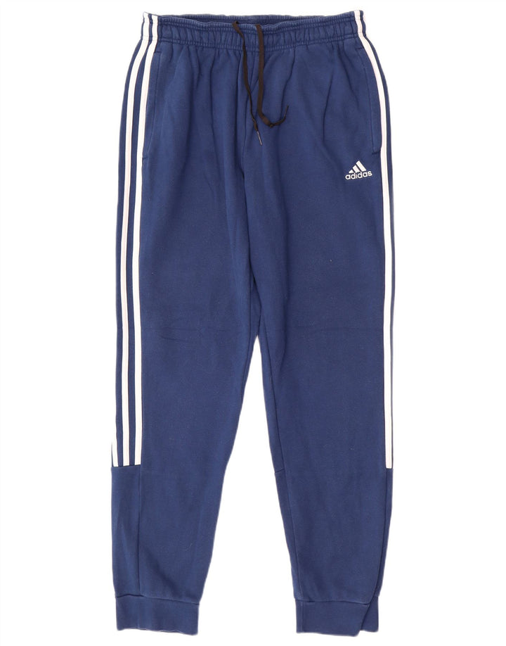 Pantaloni da tuta da uomo ADIDAS Joggers in cotone blu medio