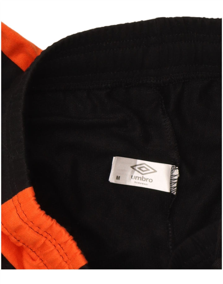 Pantaloni da tuta da uomo Umbro Joggers in cotone color block medio nero