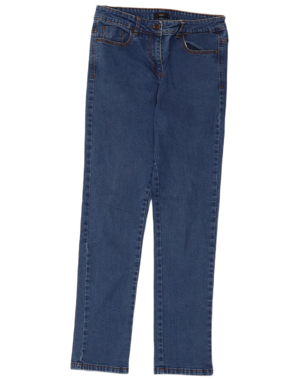 Jeans slim da donna M&Co UK 8 piccoli W30 L28 cotone blu